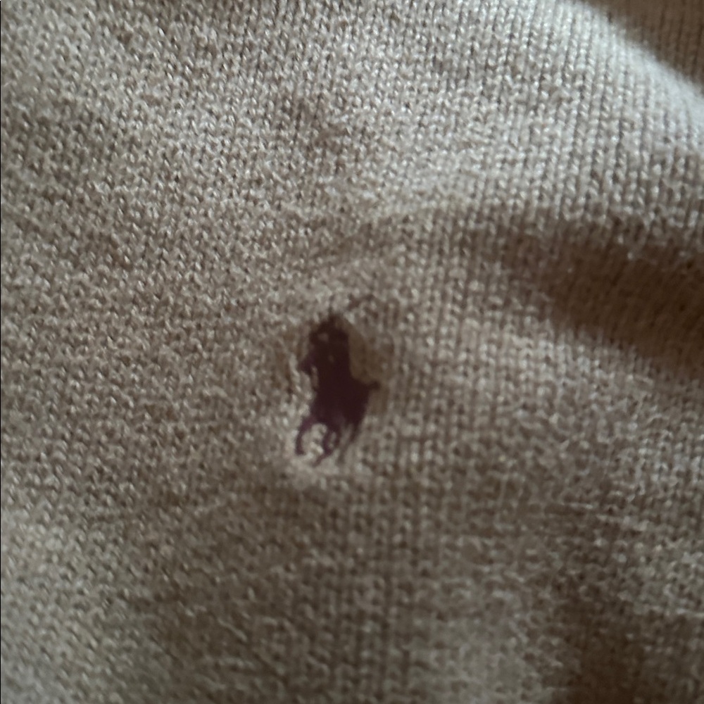 Polo Ralph Lauren Brown Zip-Up Sweater - Picture 3 of 5